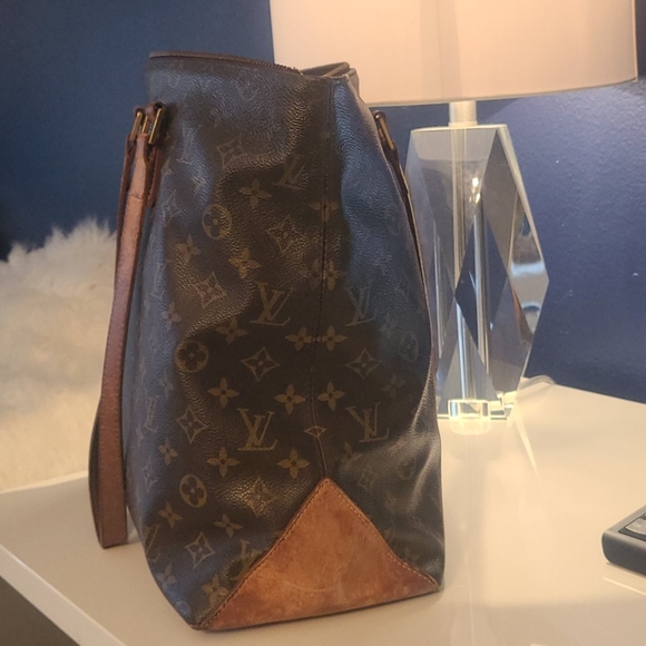 100% Authentic Louis Vuitton Cabas Mezzo GM BAG - Picture 7 of 16